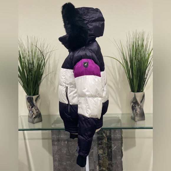 Toni Sailer Franka Ski Jacket with Real Fur 40 / 10 - Picture 12 of 15